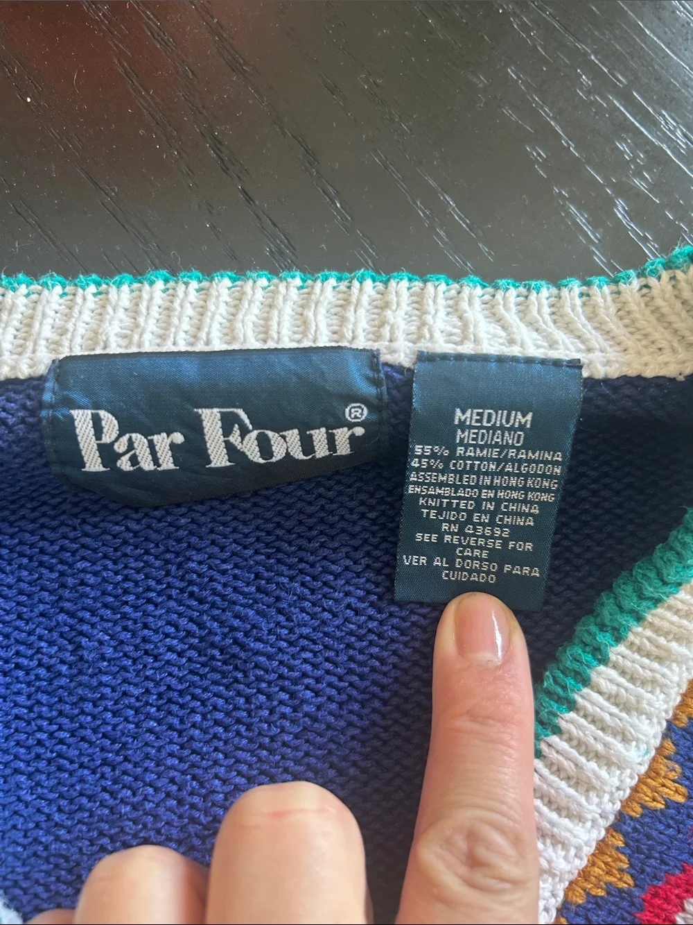 Vintage Golfer Knit Sweater